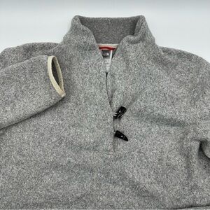 The North Face Women's Crescent Ridge Shawl Neck Toggle Button Sweatshirt XL